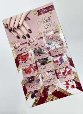 Faux Ongles ZINGER KJZJ016-Q-M1